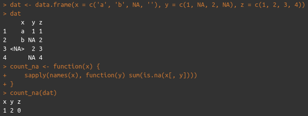 Count Number Of Nas In A Row R